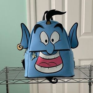 NWT Loungefly Aladdin Genie cosplay mini backpack